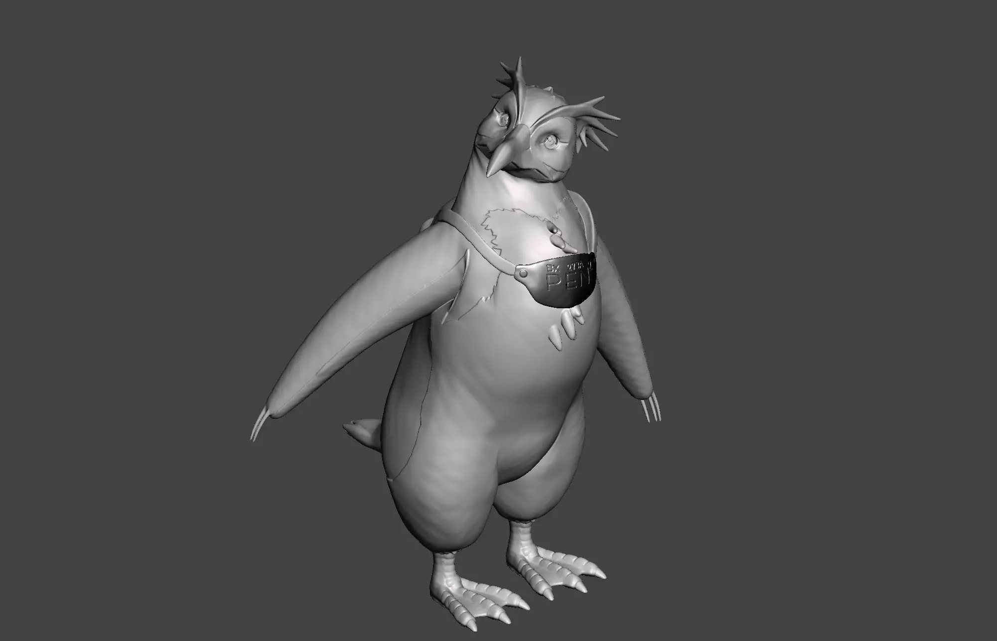 PENPEN - EVANGELION NEON GENESIS PEN2 EVA PENGUIN - HI-POLY STL 3D print model_0