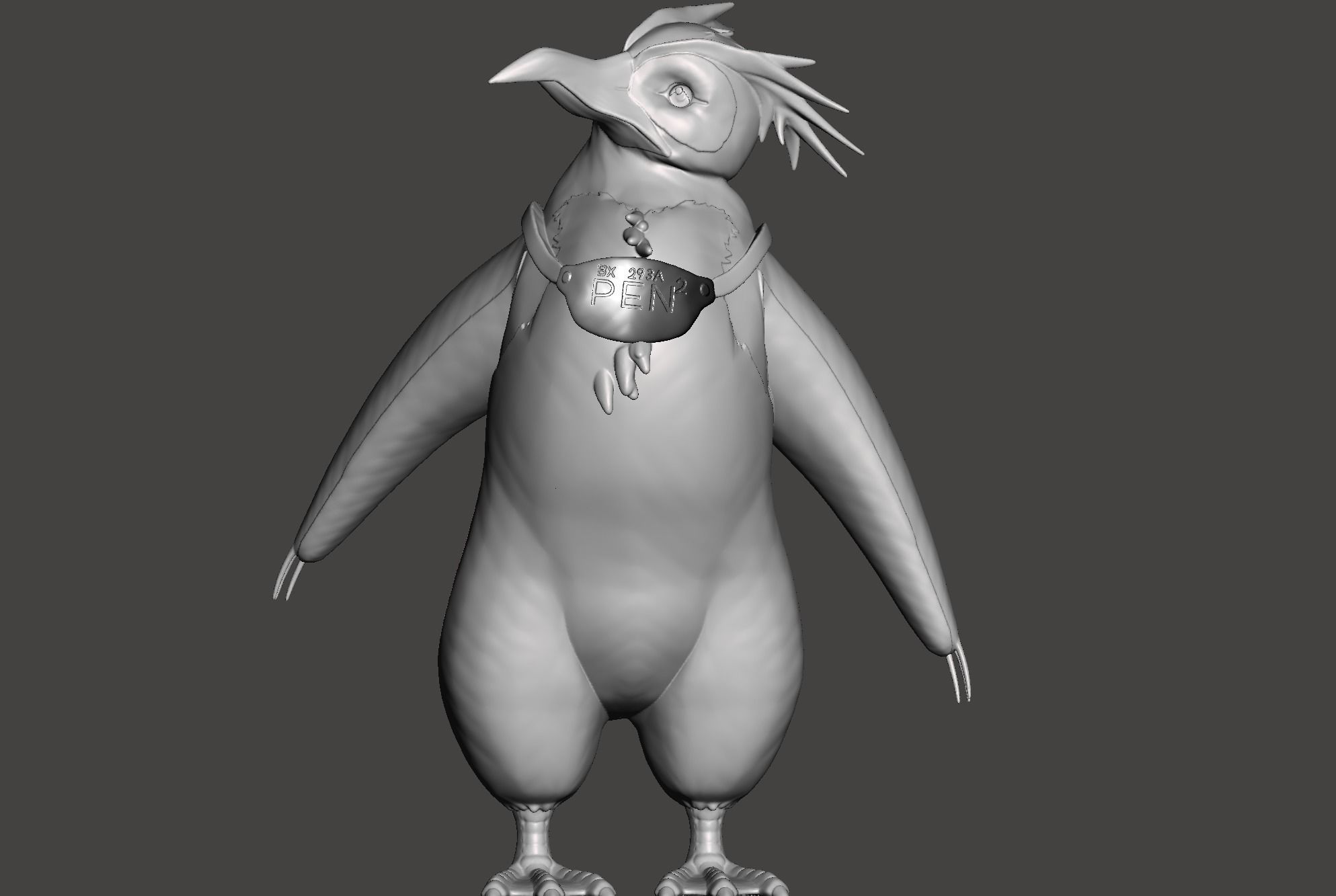 PENPEN - EVANGELION NEON GENESIS PEN2 EVA PENGUIN - HI-POLY STL 3D print model_15