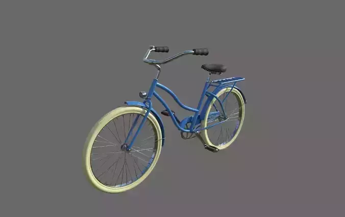 Classic bike 3D model