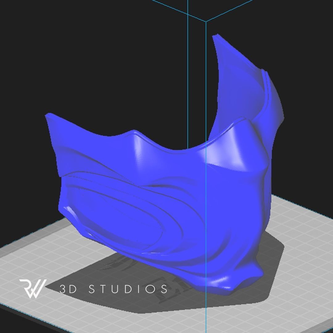 Scorpion Mask MK1 2023 - STL File 3D print model_7