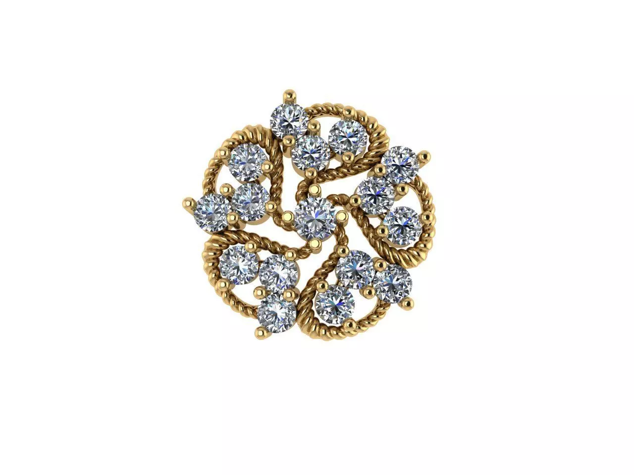 Nose Pin 3D print model_0