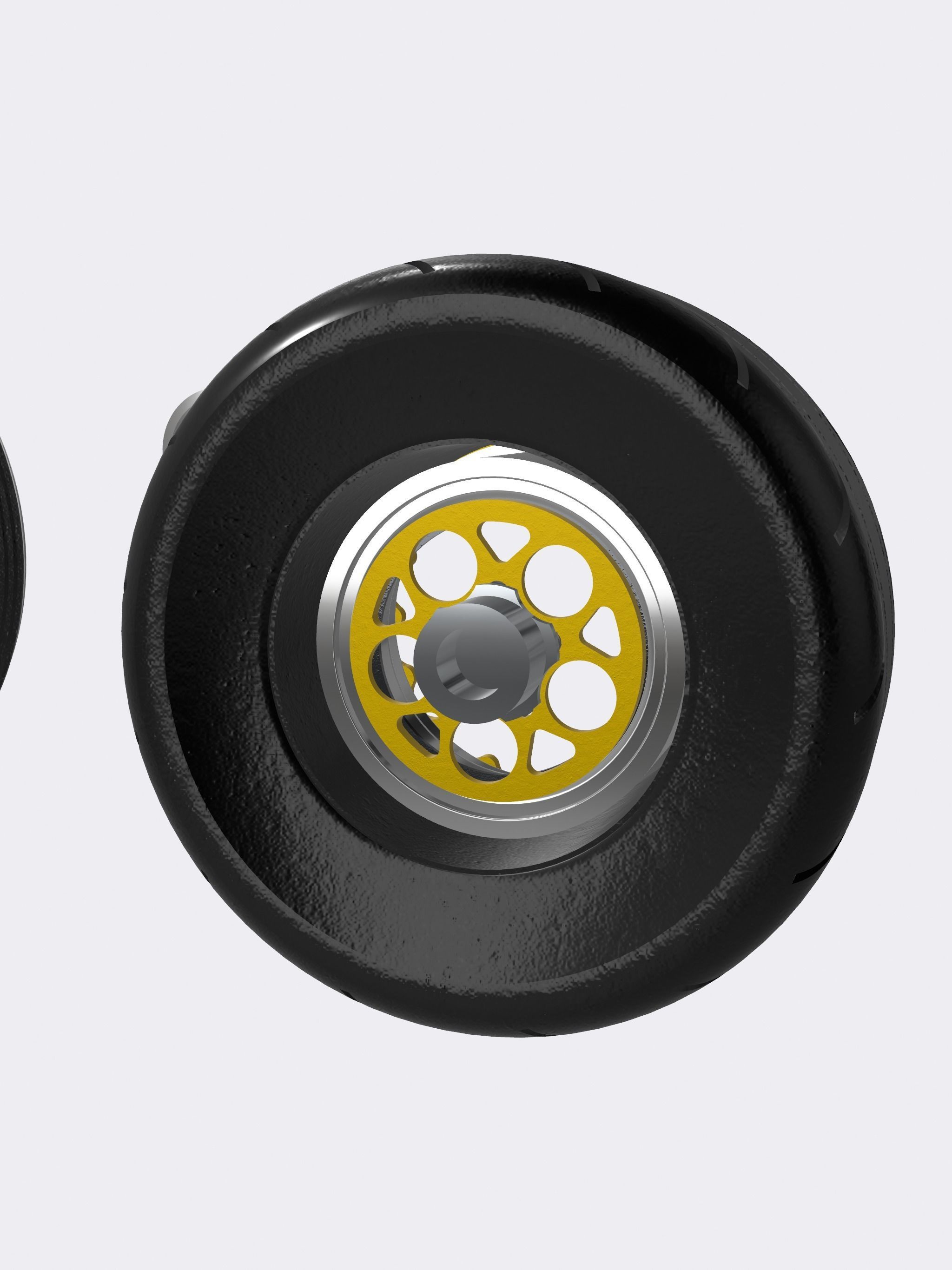 1967 Nova PROMOD Wheel N tire set Weld Magnum 3D print model_18