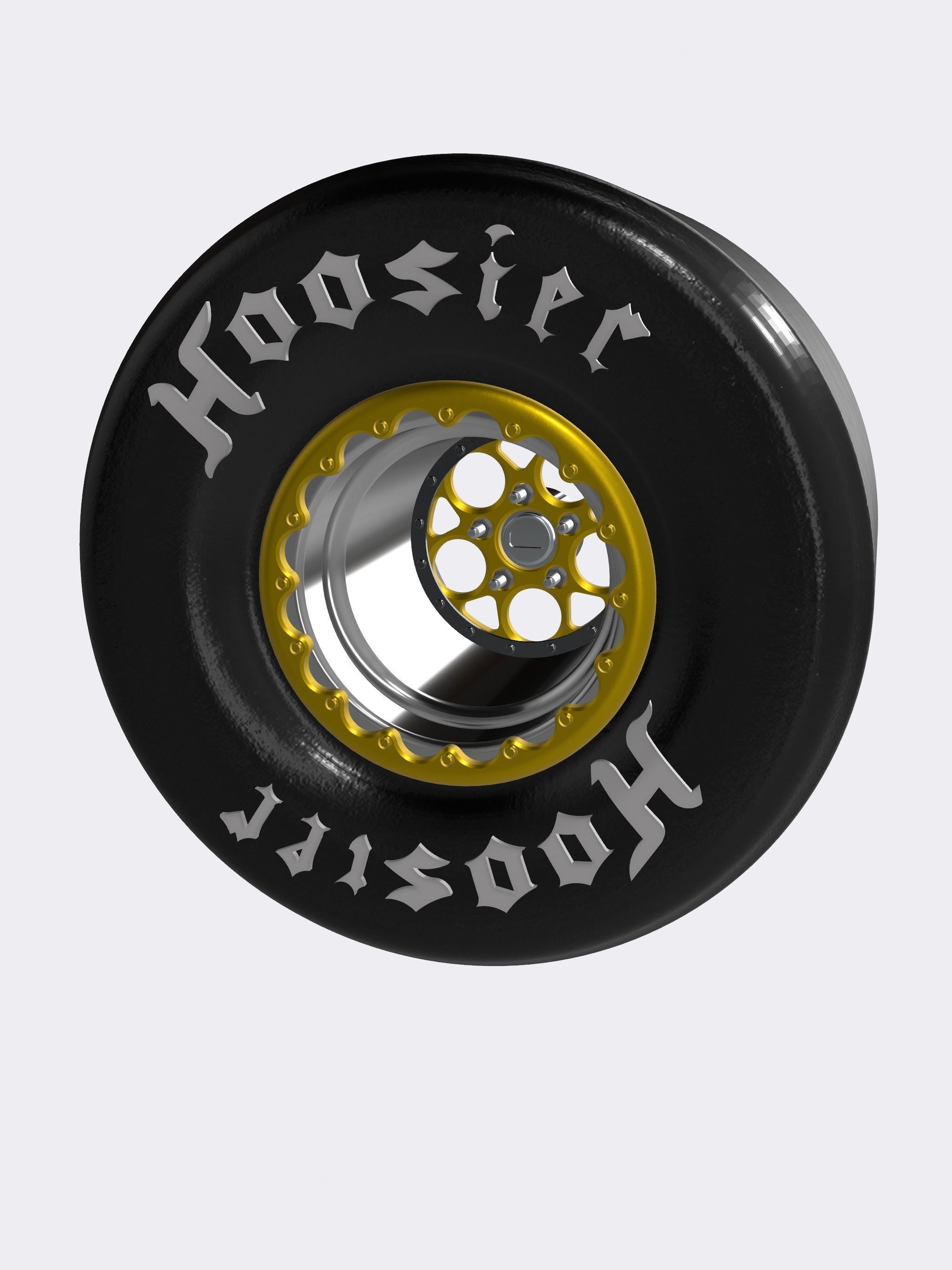 1967 Nova PROMOD Wheel N tire set Weld Magnum 3D print model_20