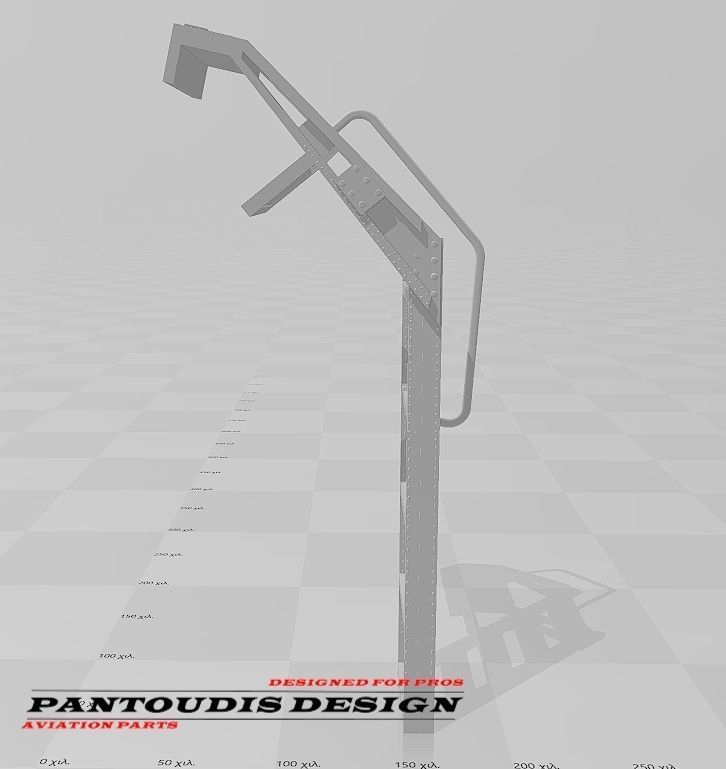 F-16C Fighting Falcon - Crew Boarding Ladder 3D print model_6
