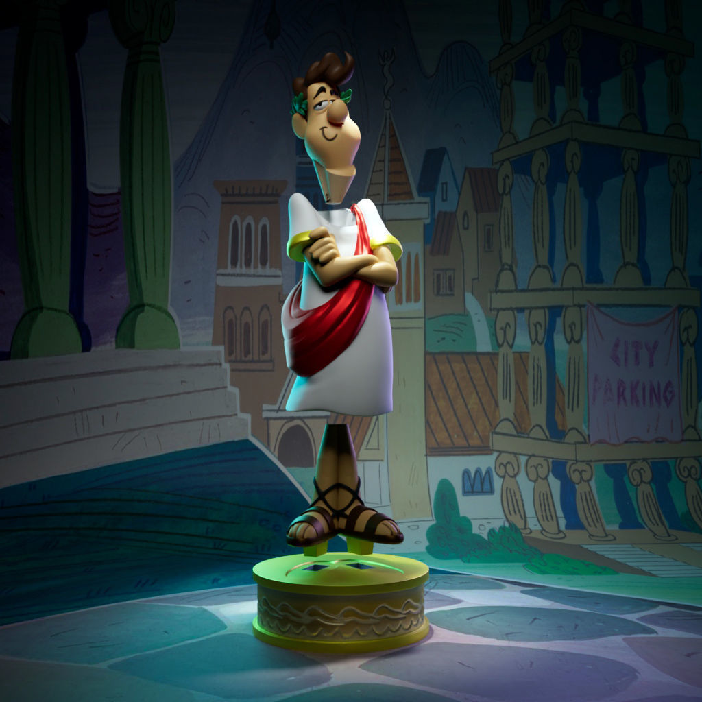 Gus Holiday - The Roman Holidays 3D print model_5