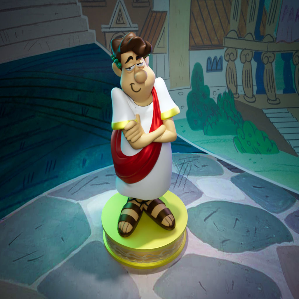 Gus Holiday - The Roman Holidays 3D print model_4