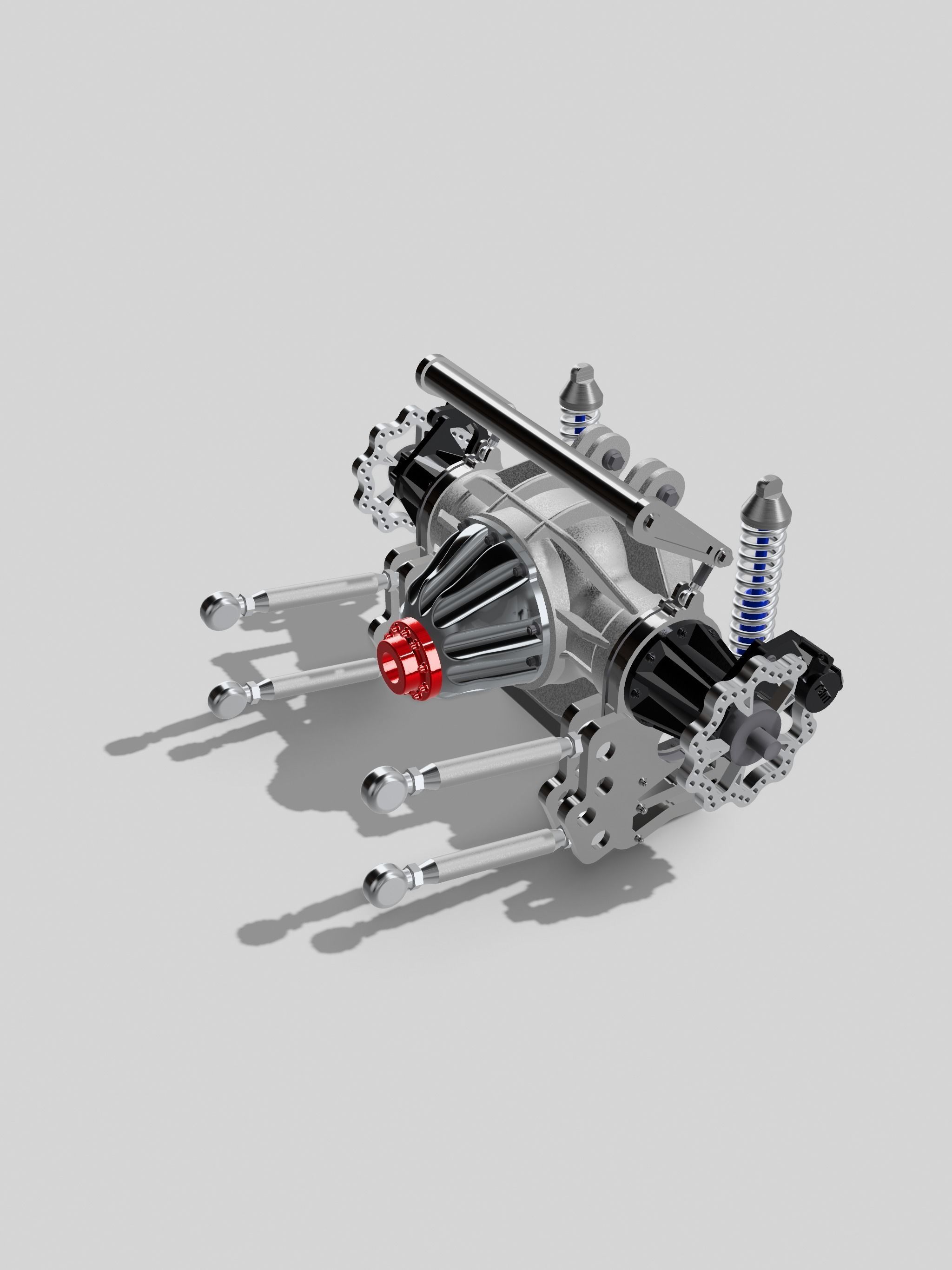 Pro Mod Rear Dif 1967 Nova PROMOD Diff assembly N 4 link N driveshaft 3D model 3D ...