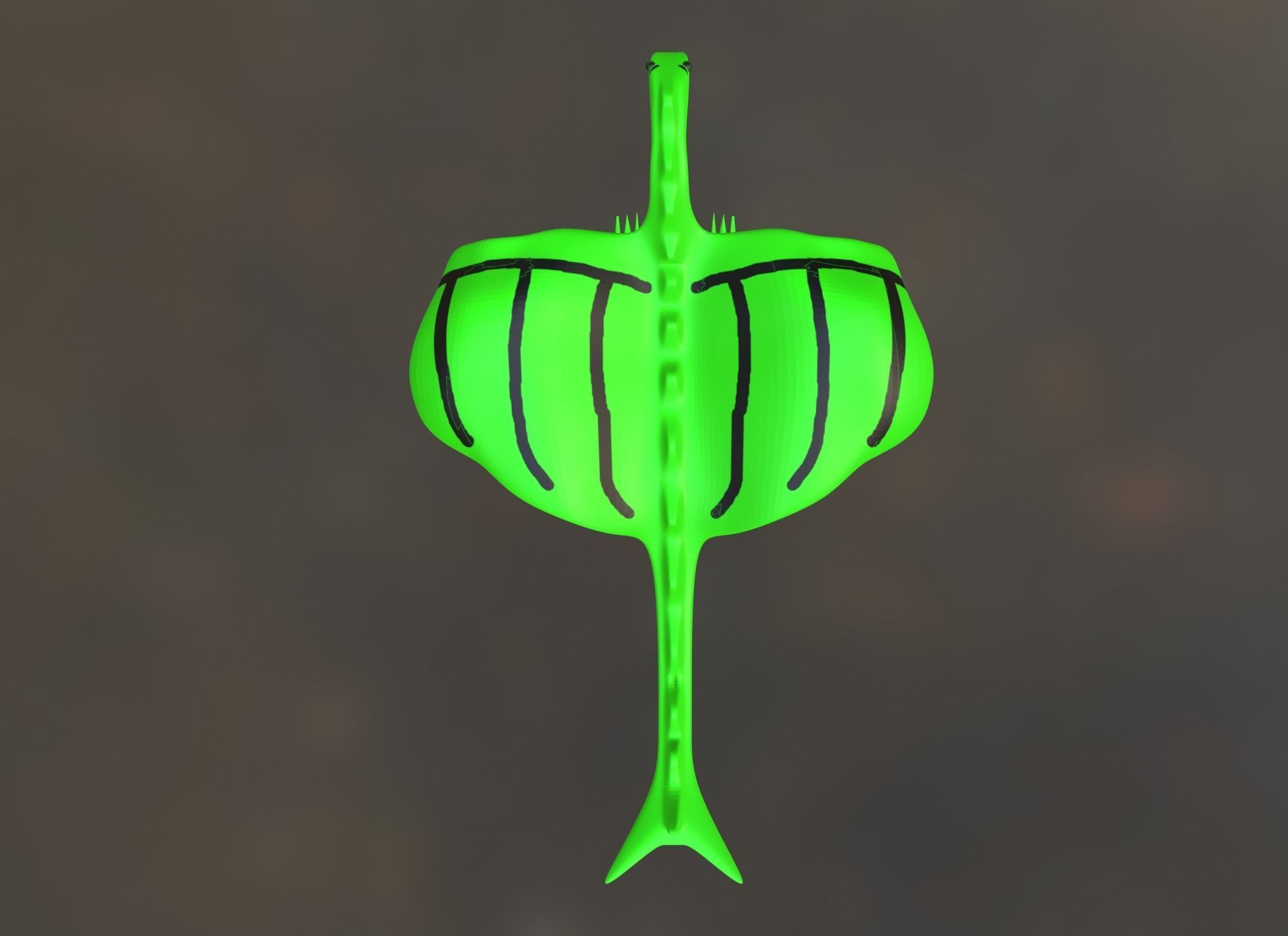 Low Poly Dragon Free low-poly 3D model_20