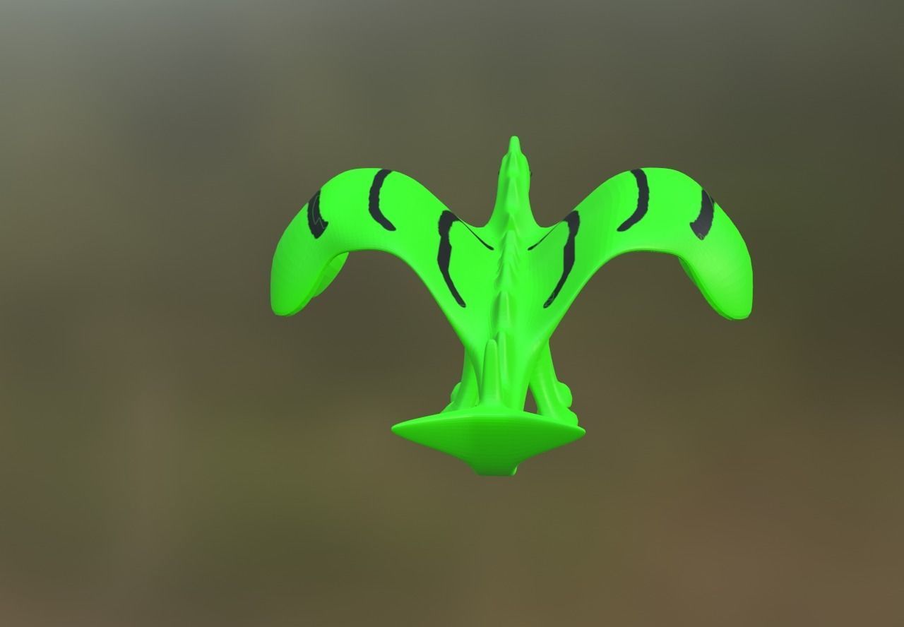 Low Poly Dragon Free low-poly 3D model_19