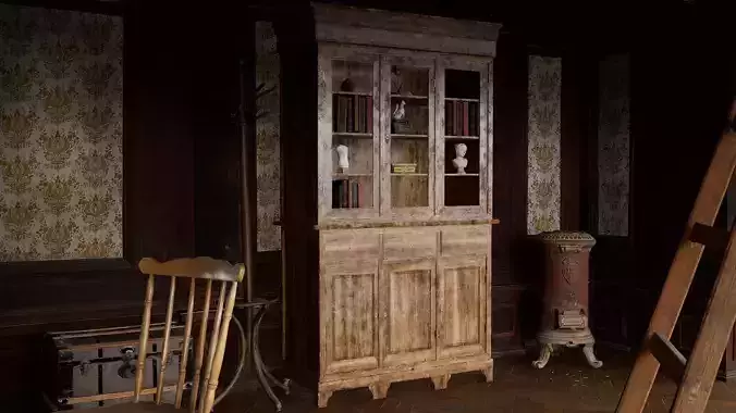 1930s Cabinet Low-poly 3D model