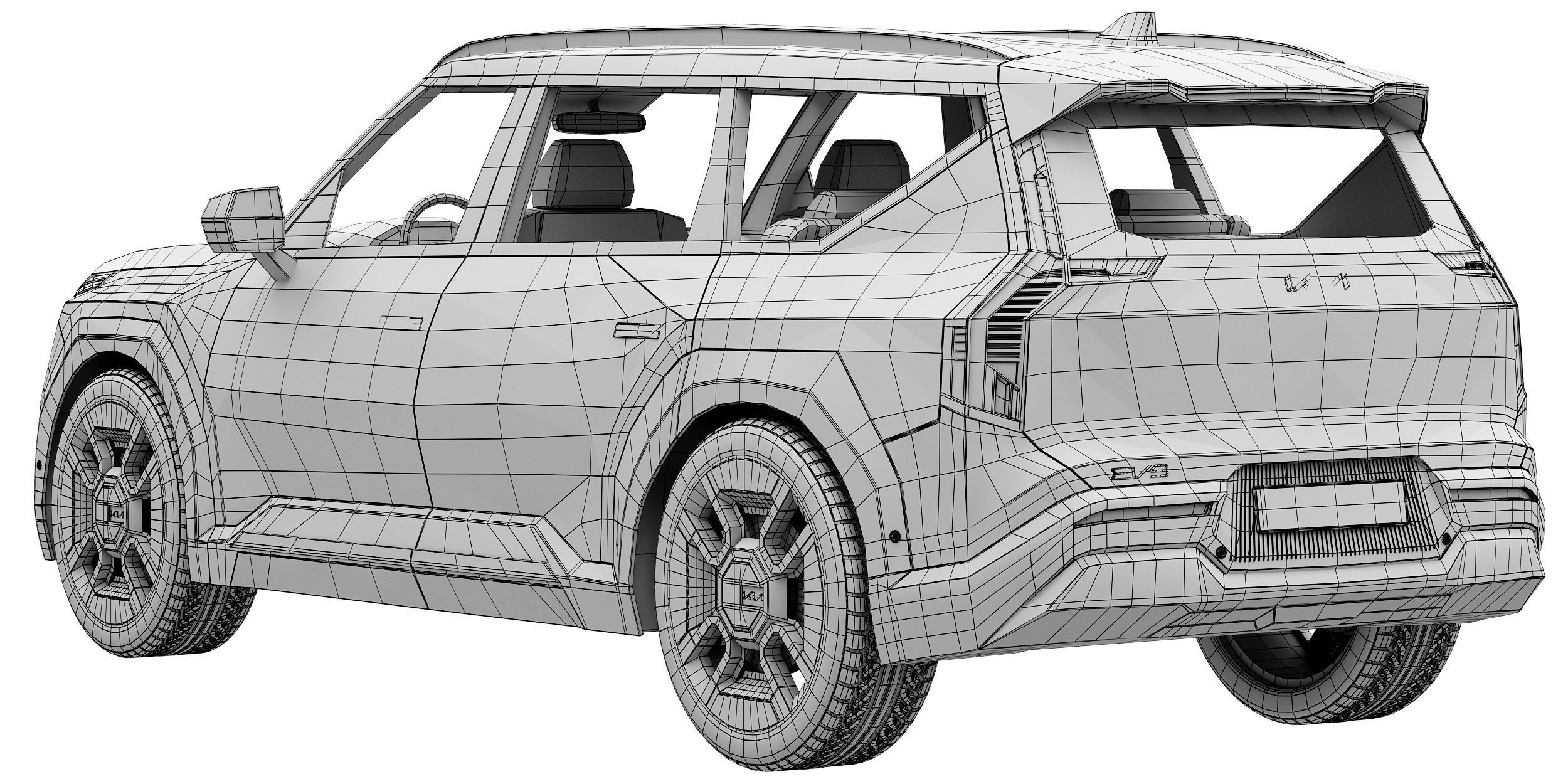 KIA EV9 3D model_15