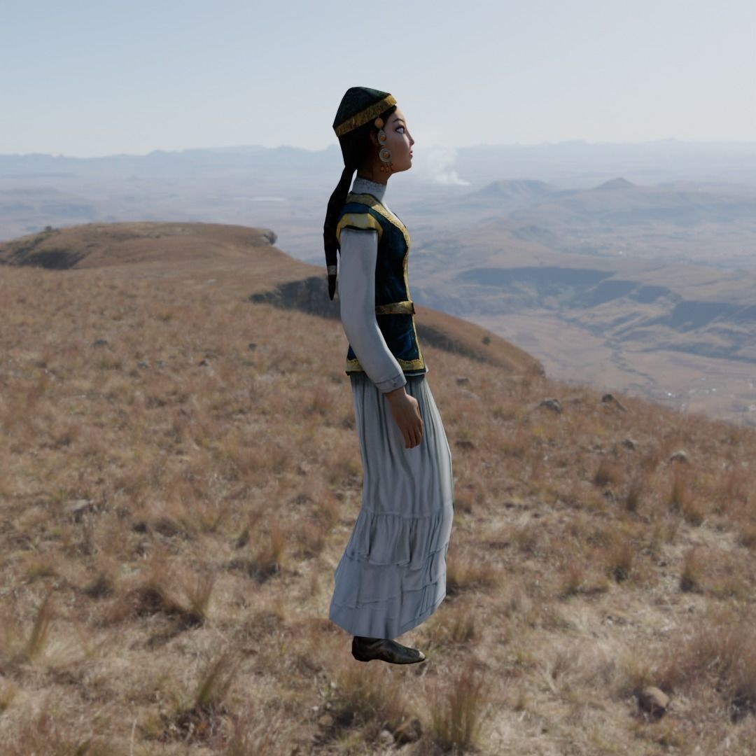 Karligash Character Animated Low-poly 3D model_2