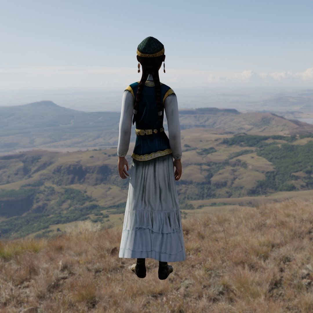 Karligash Character Animated Low-poly 3D model_3