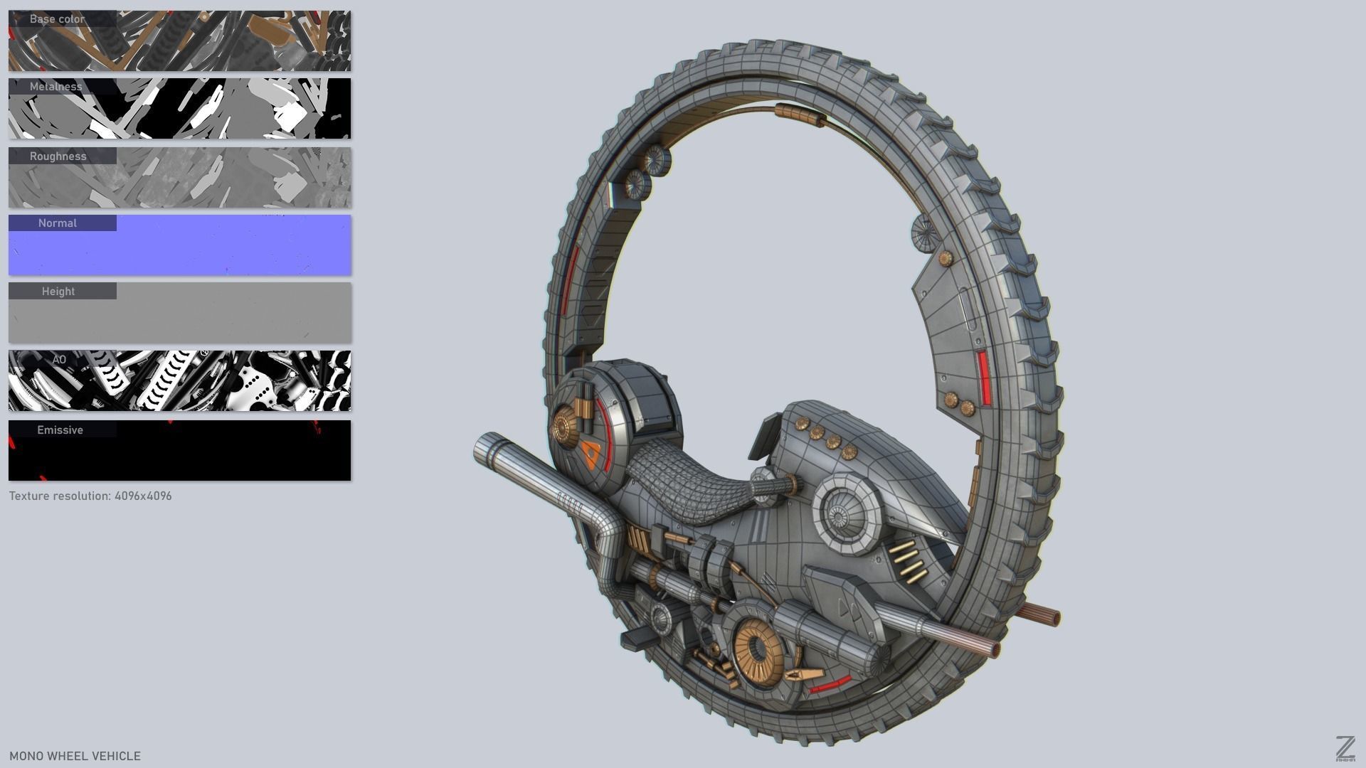 Mono wheel vehicle collection _4