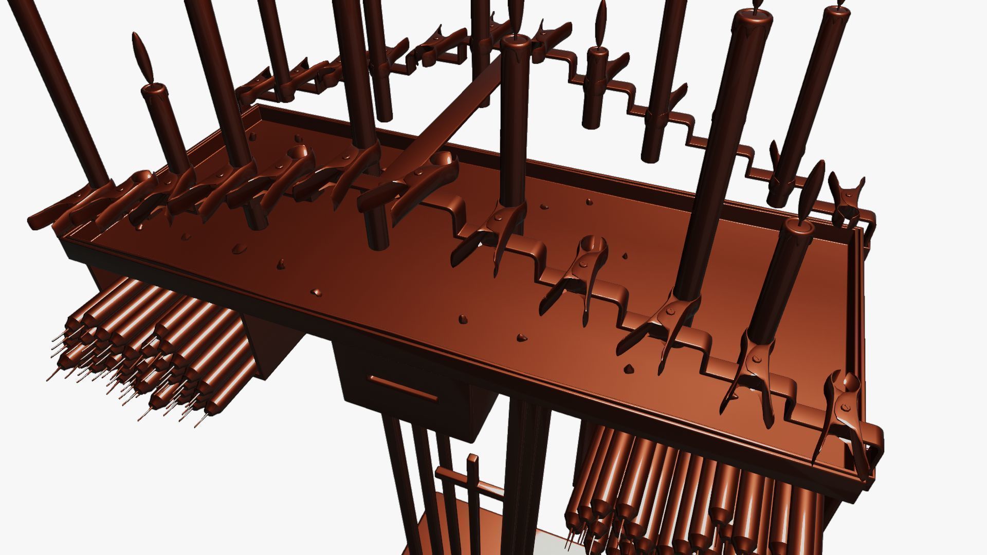 Old candle holder 3D model_25