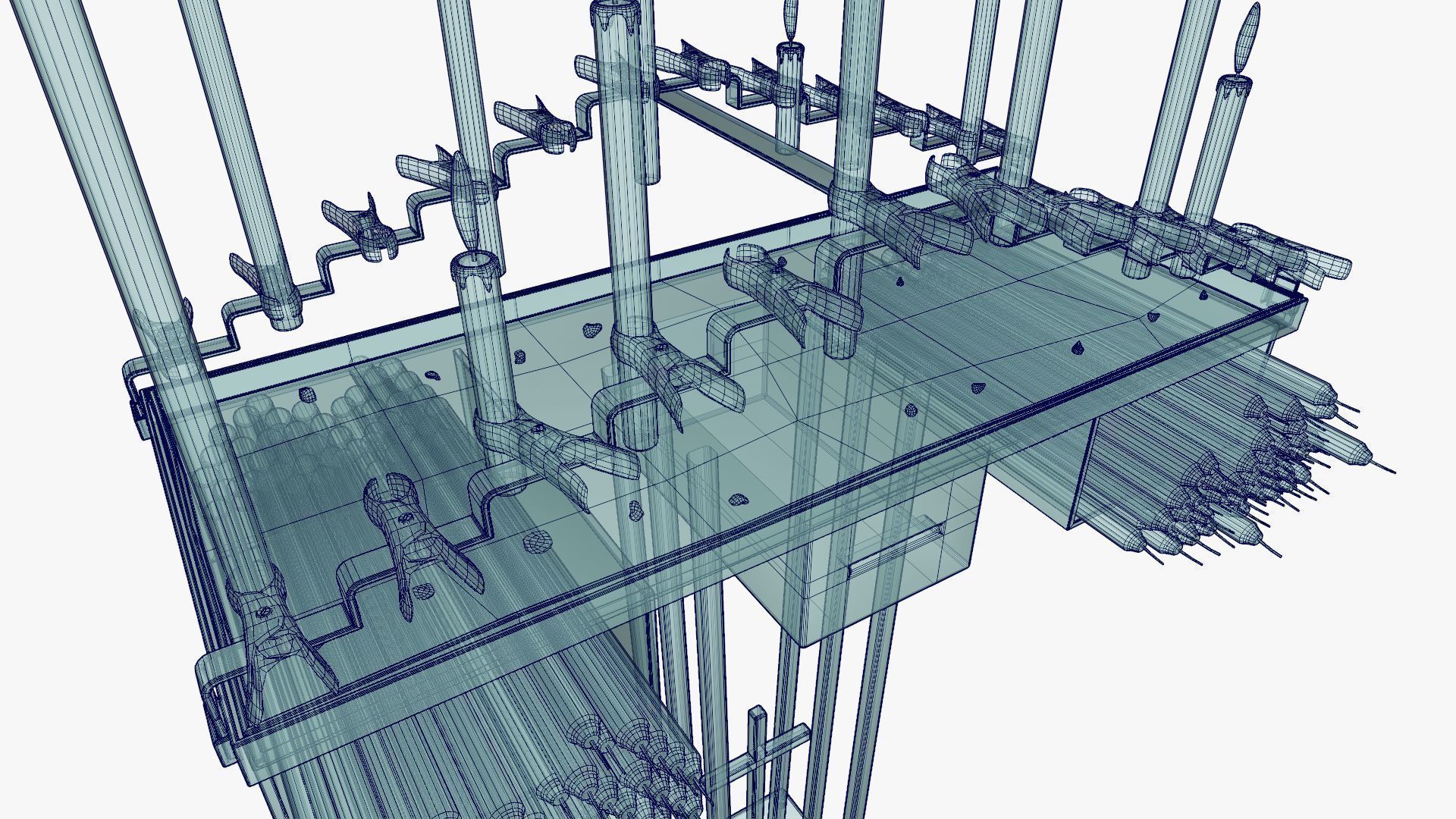 Old candle holder 3D model_24