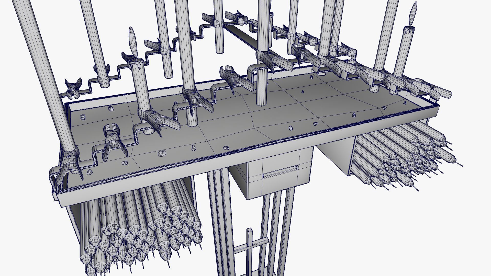 Old candle holder 3D model_17