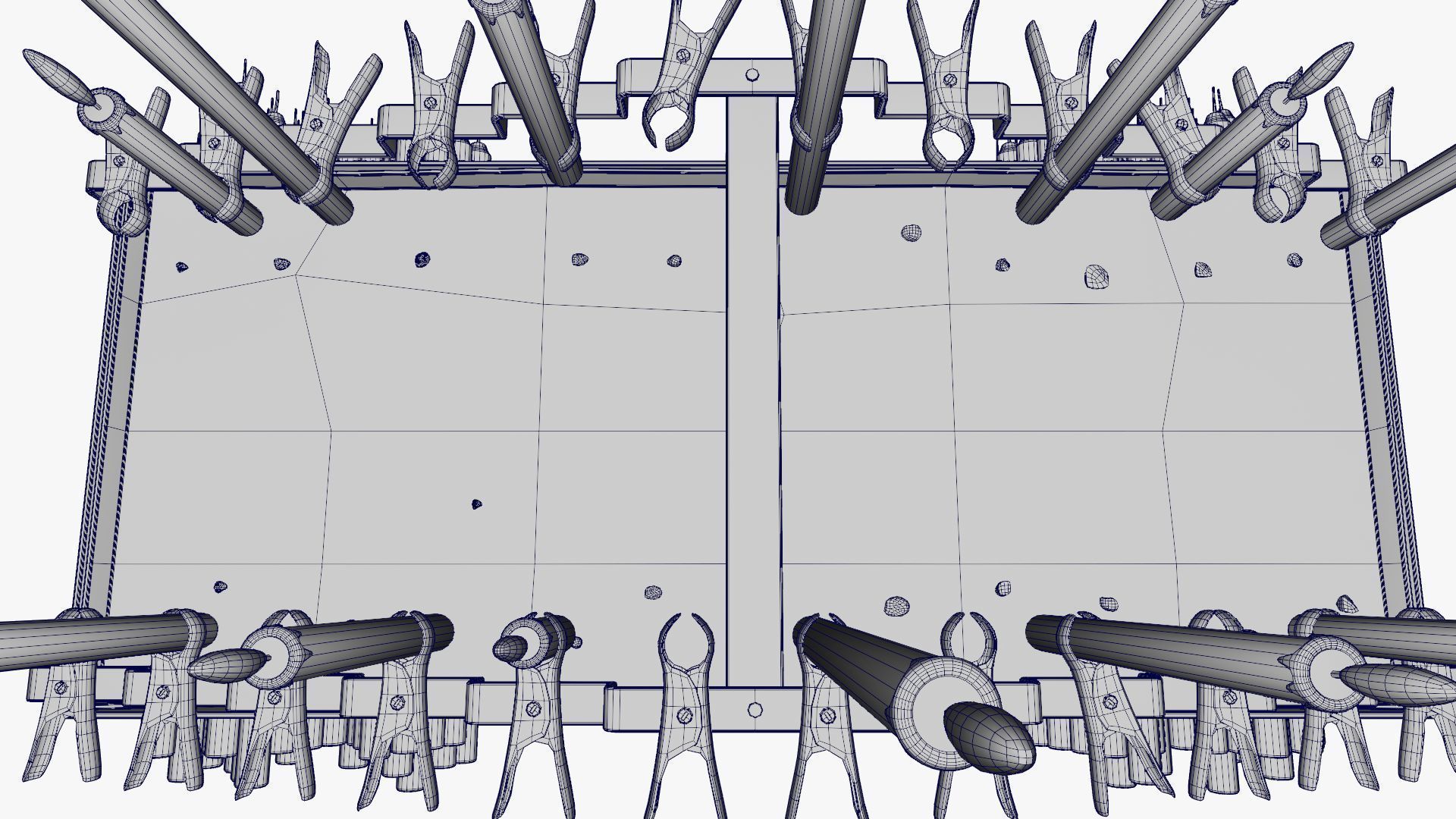 Old candle holder 3D model_21