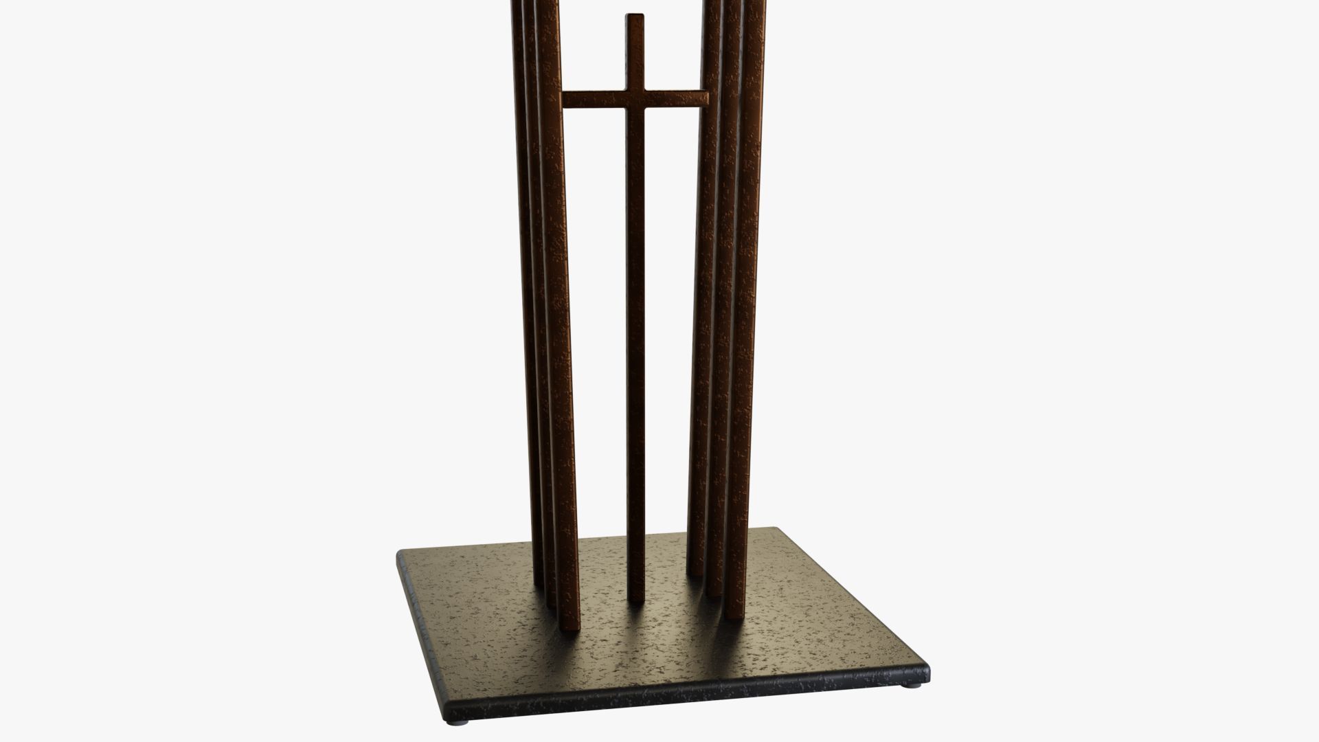 Old candle holder 3D model_10