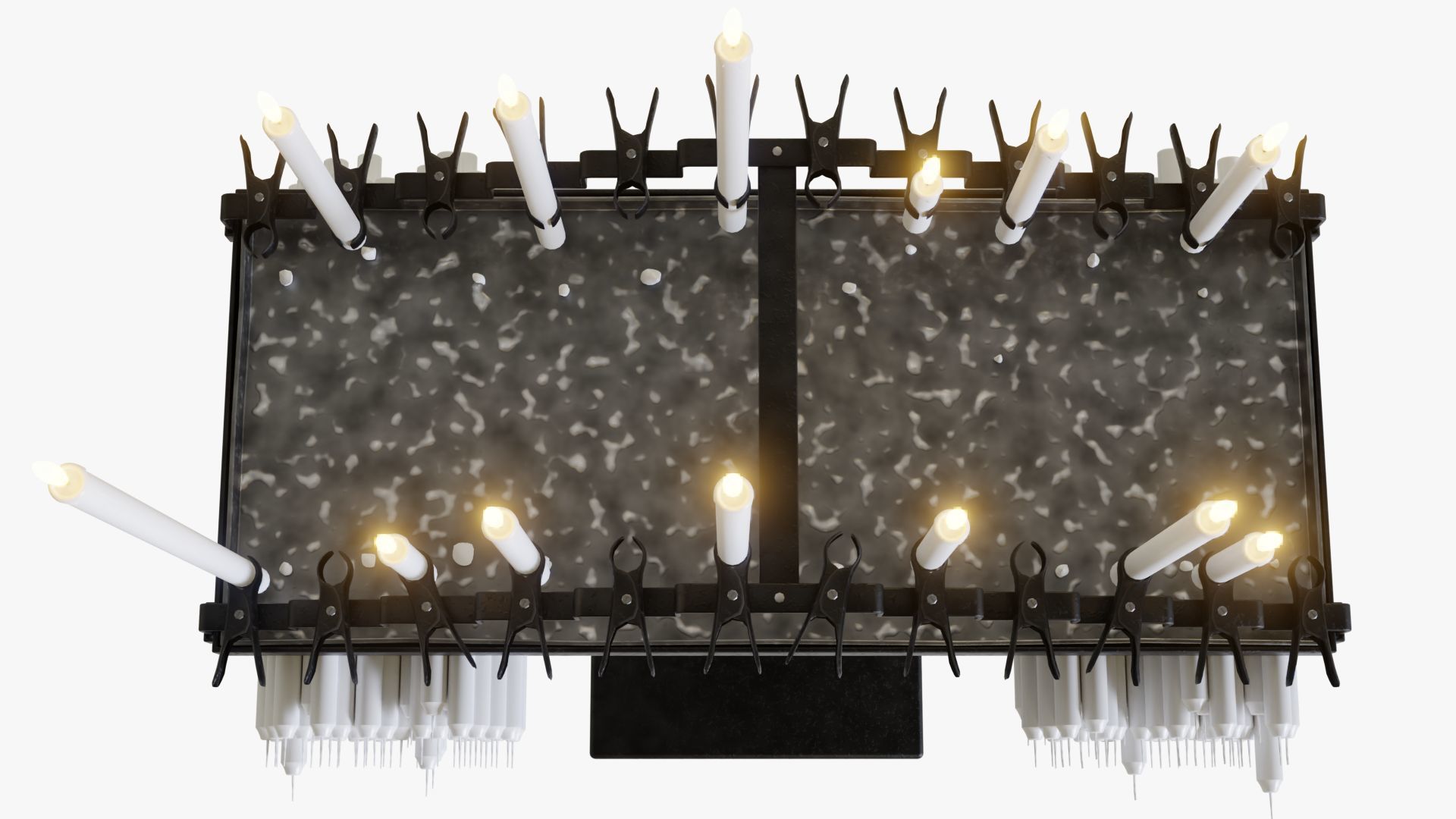 Old candle holder 3D model_8