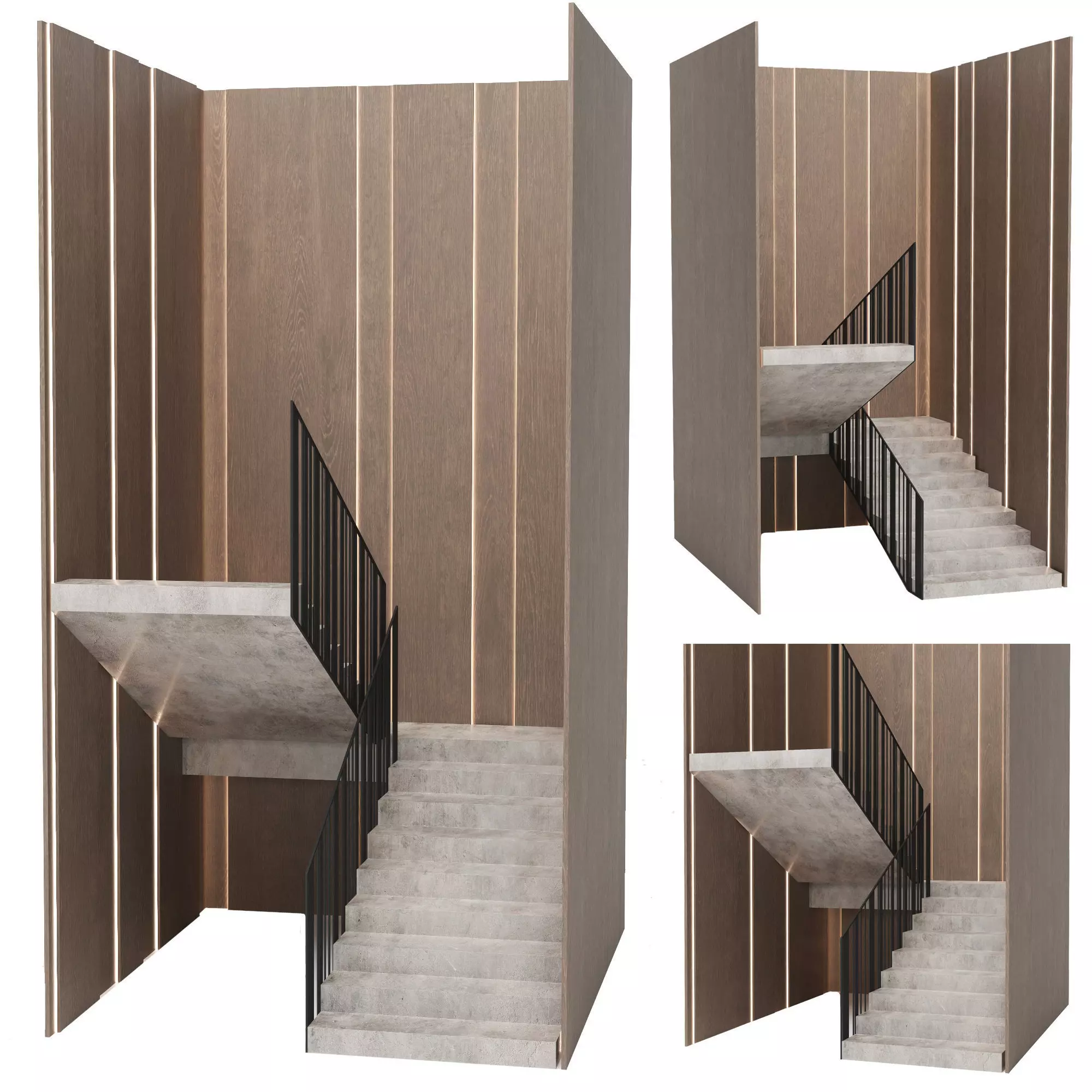 Staircase 3D model_0