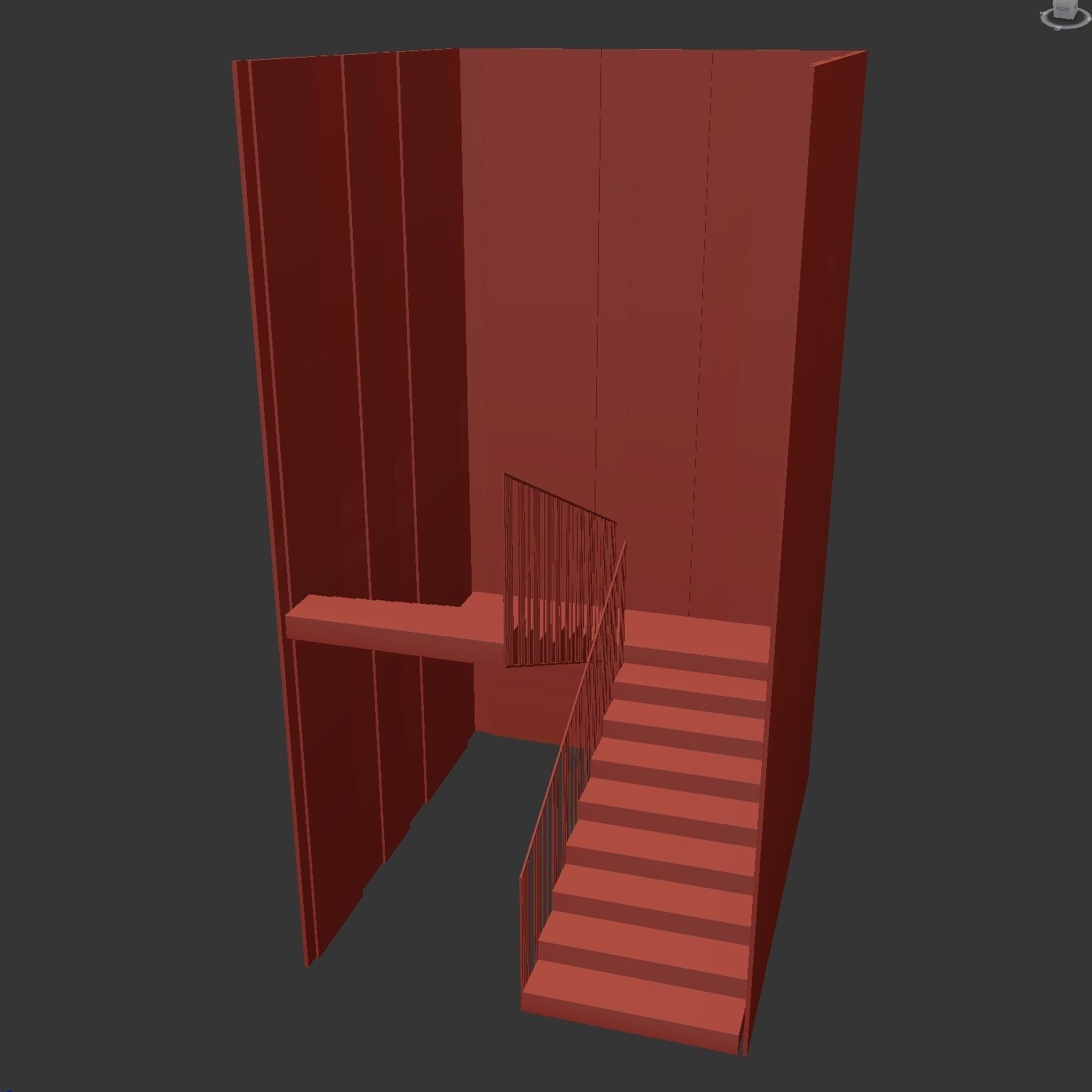 Staircase 3D model_8
