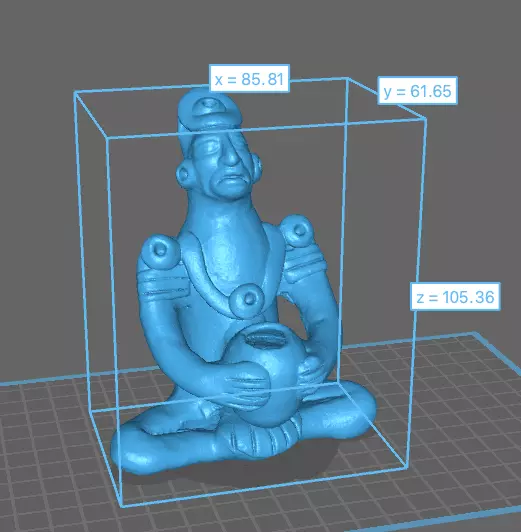 Central American Potter 3d model 3D print model