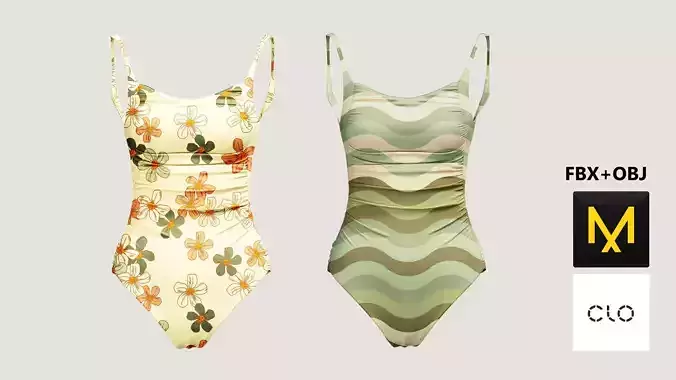 Swimming Suit Marvelous Designer