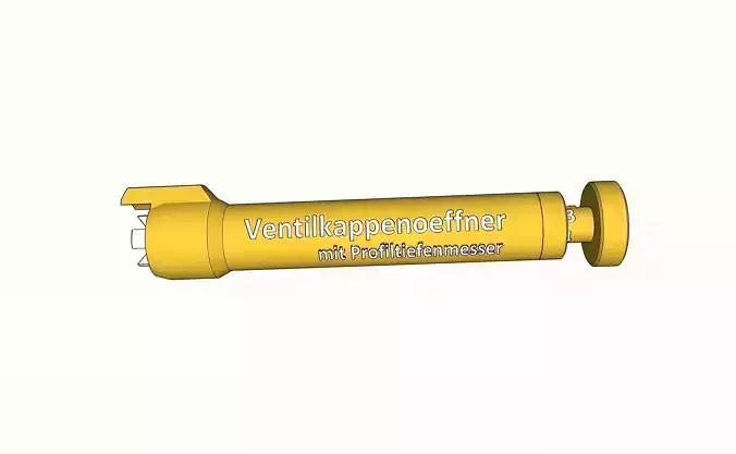 Valve Cap Opener - reduce disposable items and save resources 3D print model