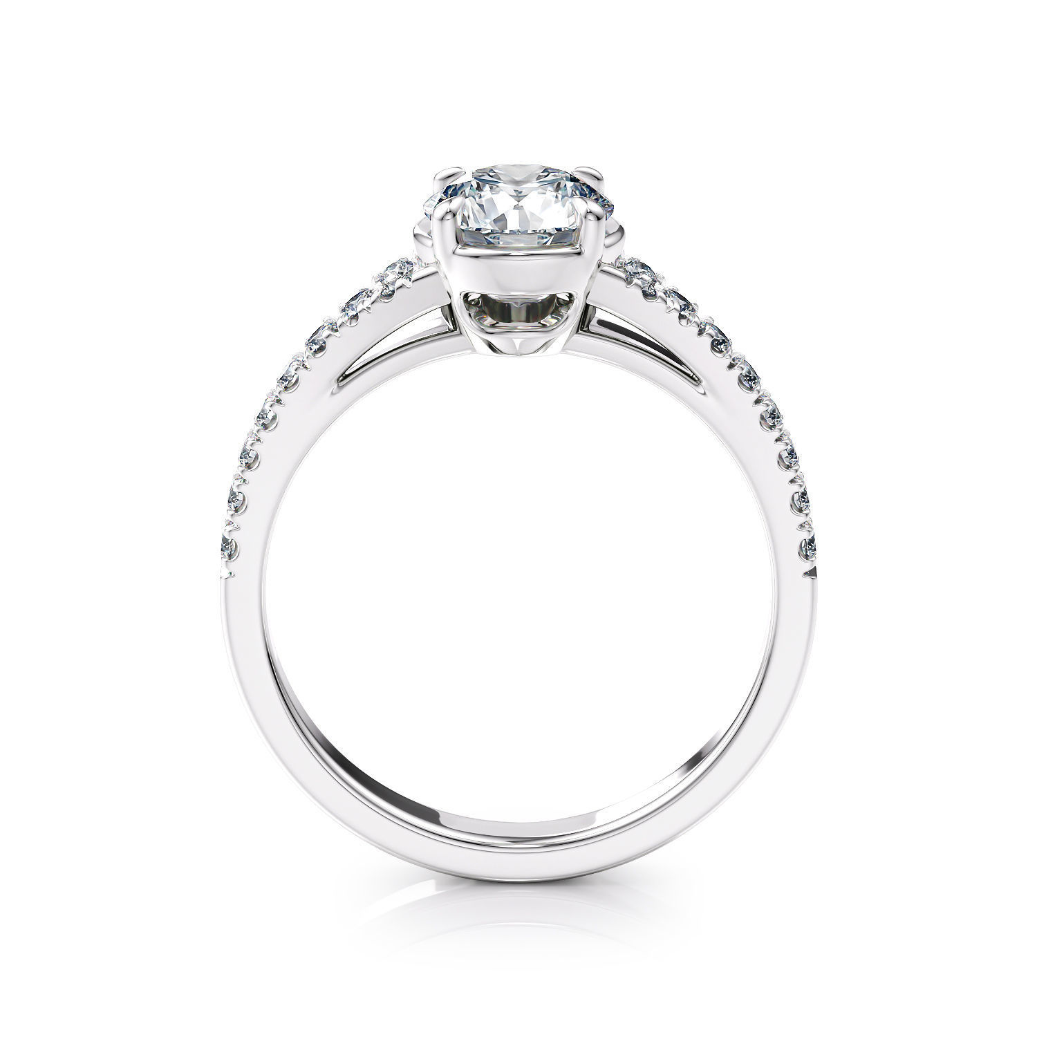 Split shank engagement ring R 0349 printable 3d model 3D print model_8