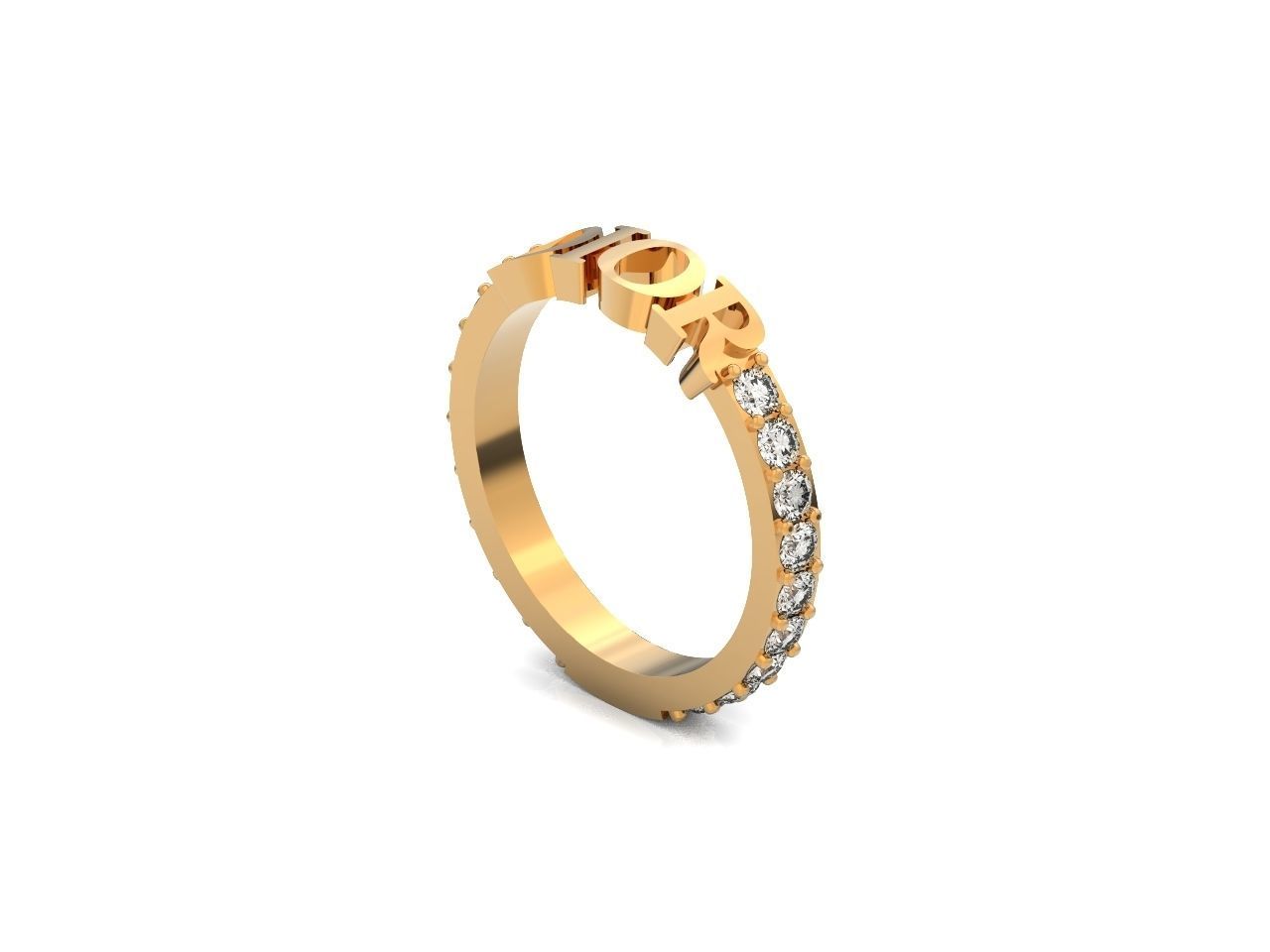 Dior ring fashion 2777 3D print model_22