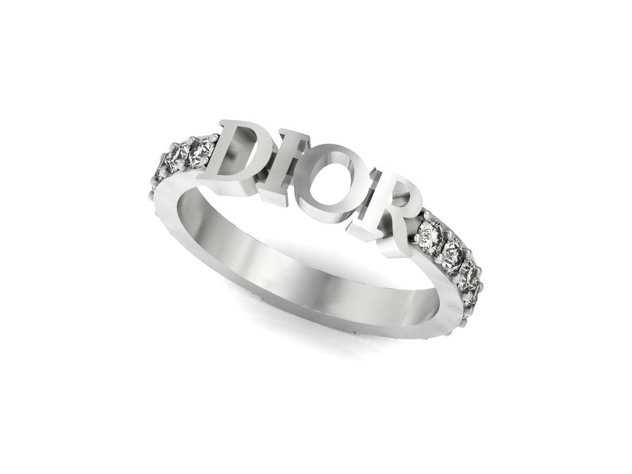 Dior ring fashion 2777 3D print model_16