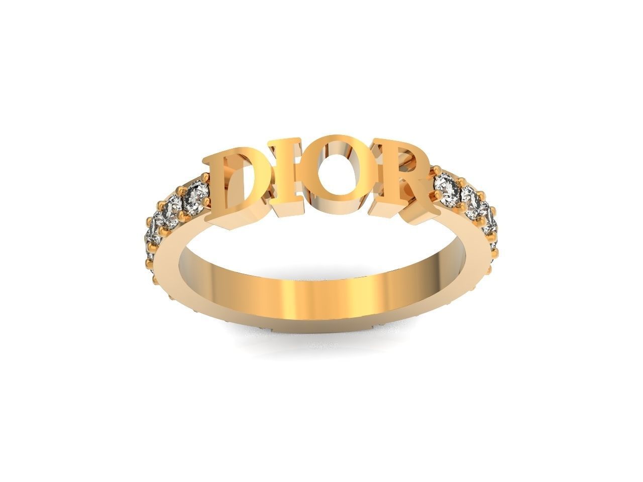 Dior ring fashion 2777 3D print model_20