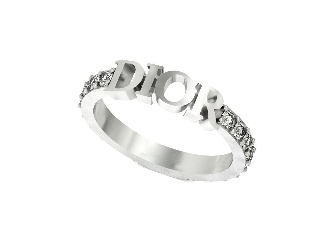 Dior ring fashion 2777 3D print model_14