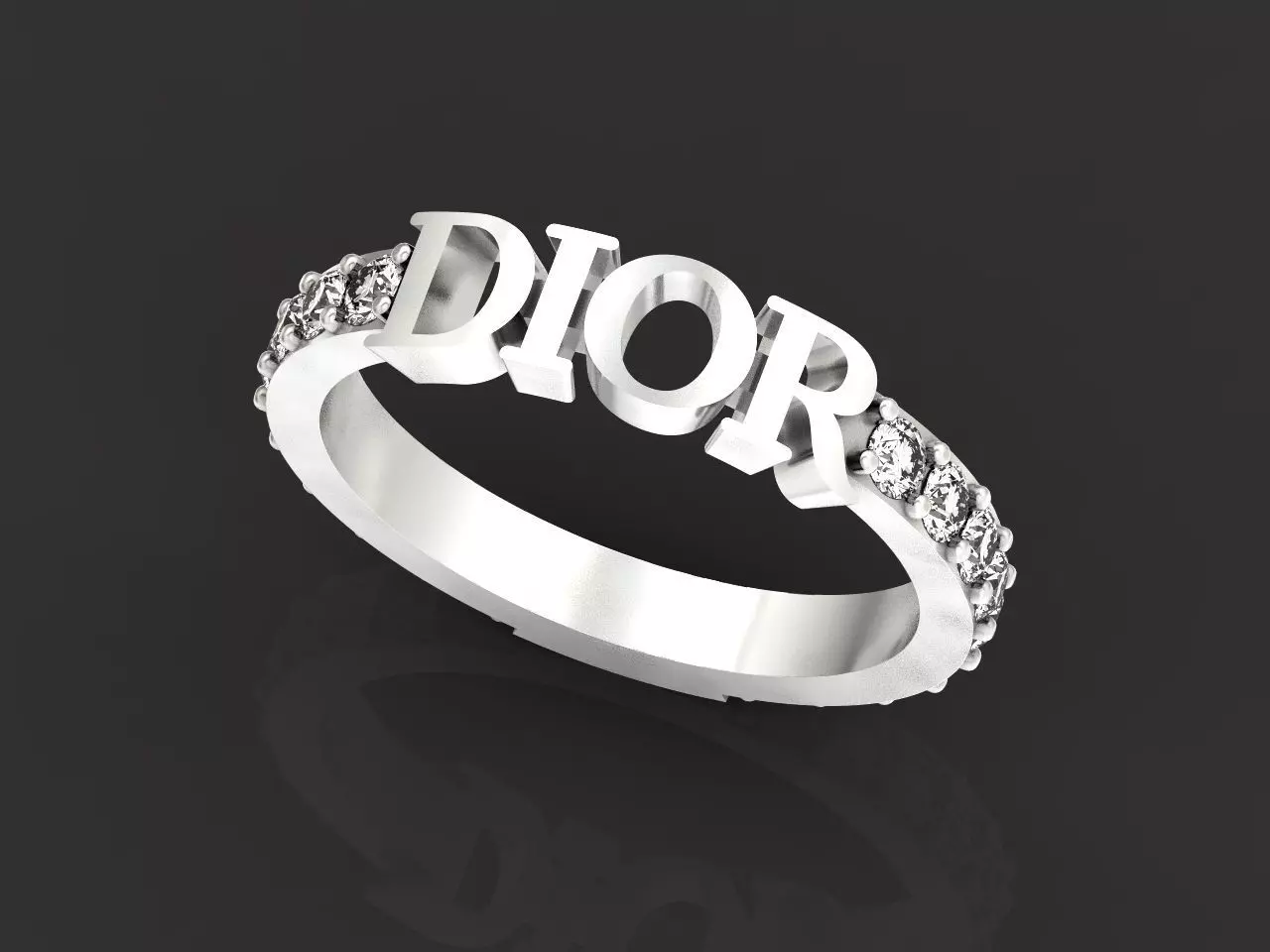 Dior ring fashion 2777 3D print model_0