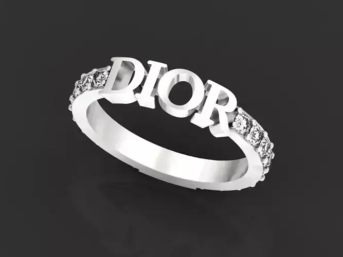 Dior ring fashion 2777 3D print model
