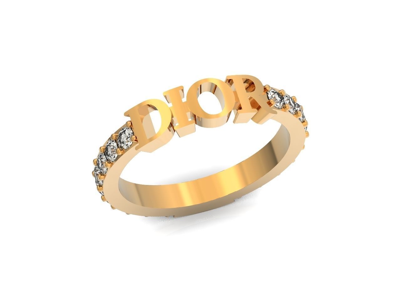 Dior ring fashion 2777 3D print model_21