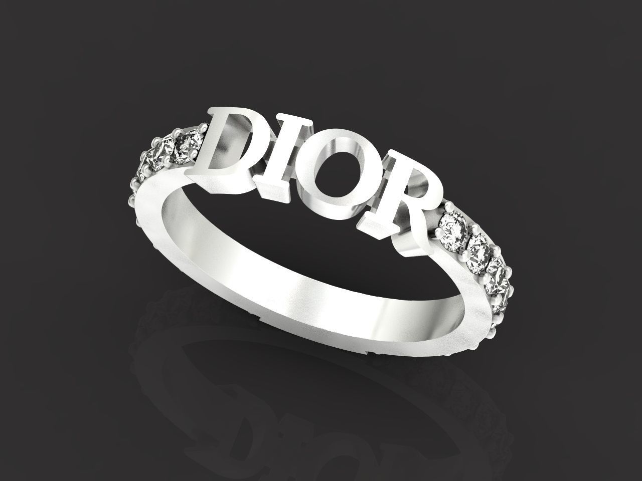 Dior ring fashion 2777 3D print model_37