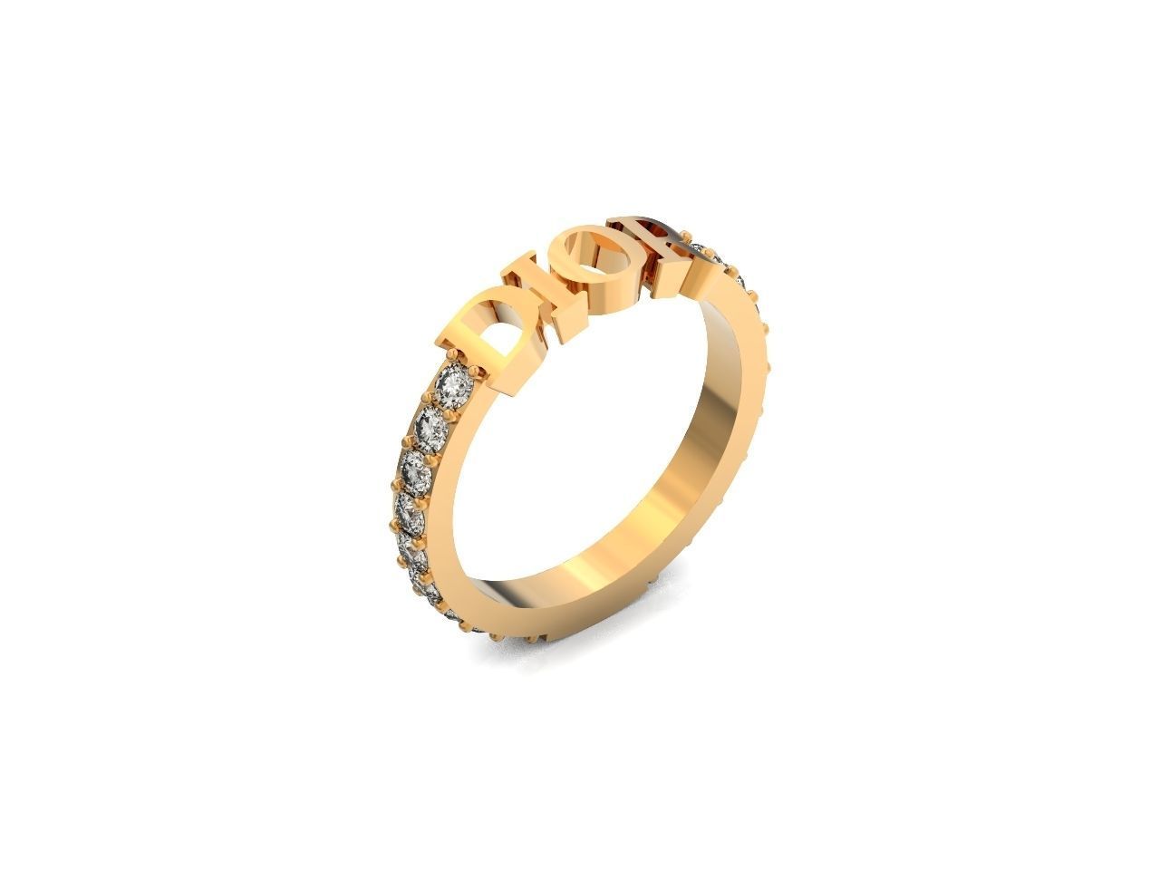 Dior ring fashion 2777 3D print model_24