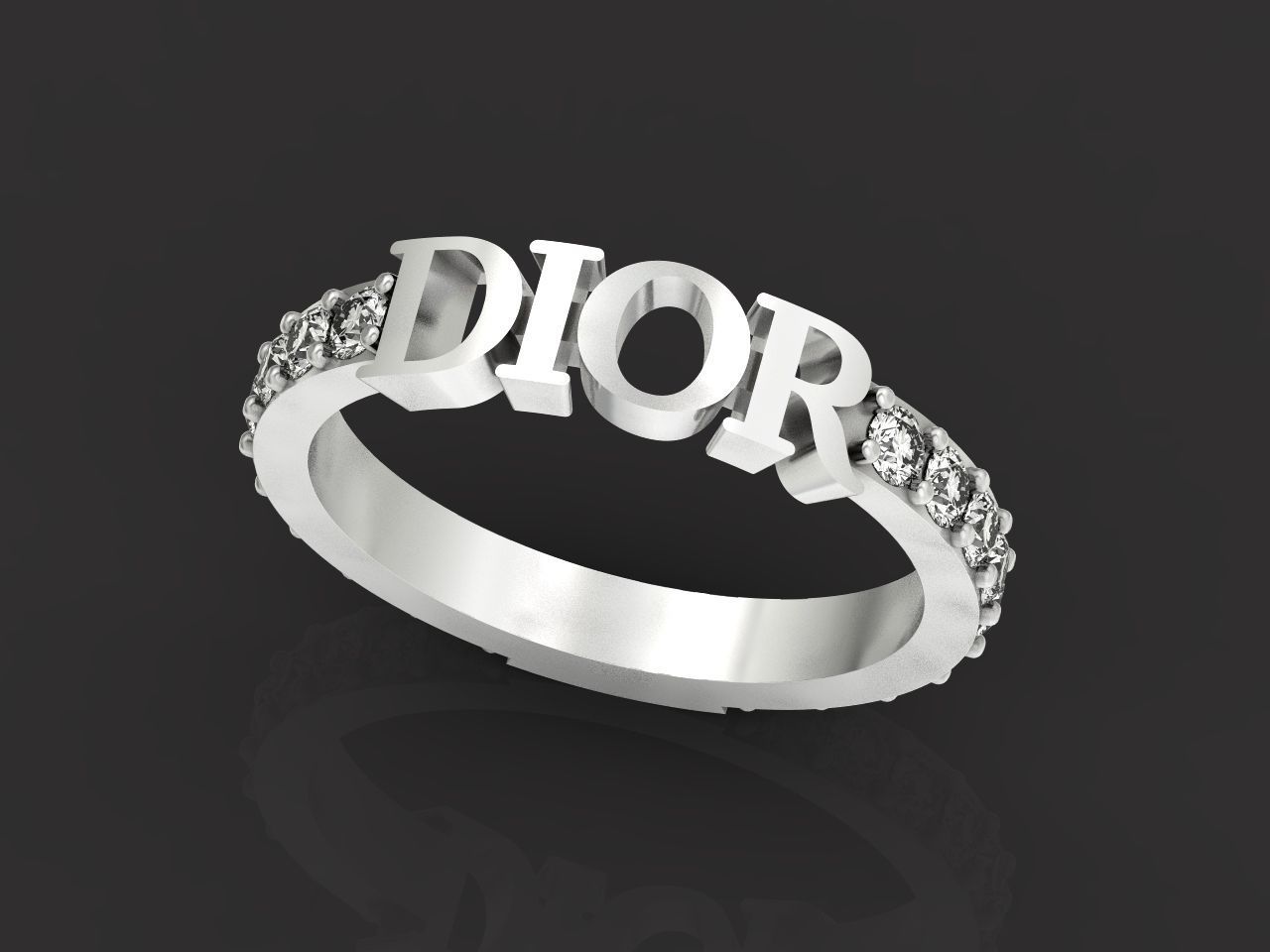 Dior ring fashion 2777 3D print model_39