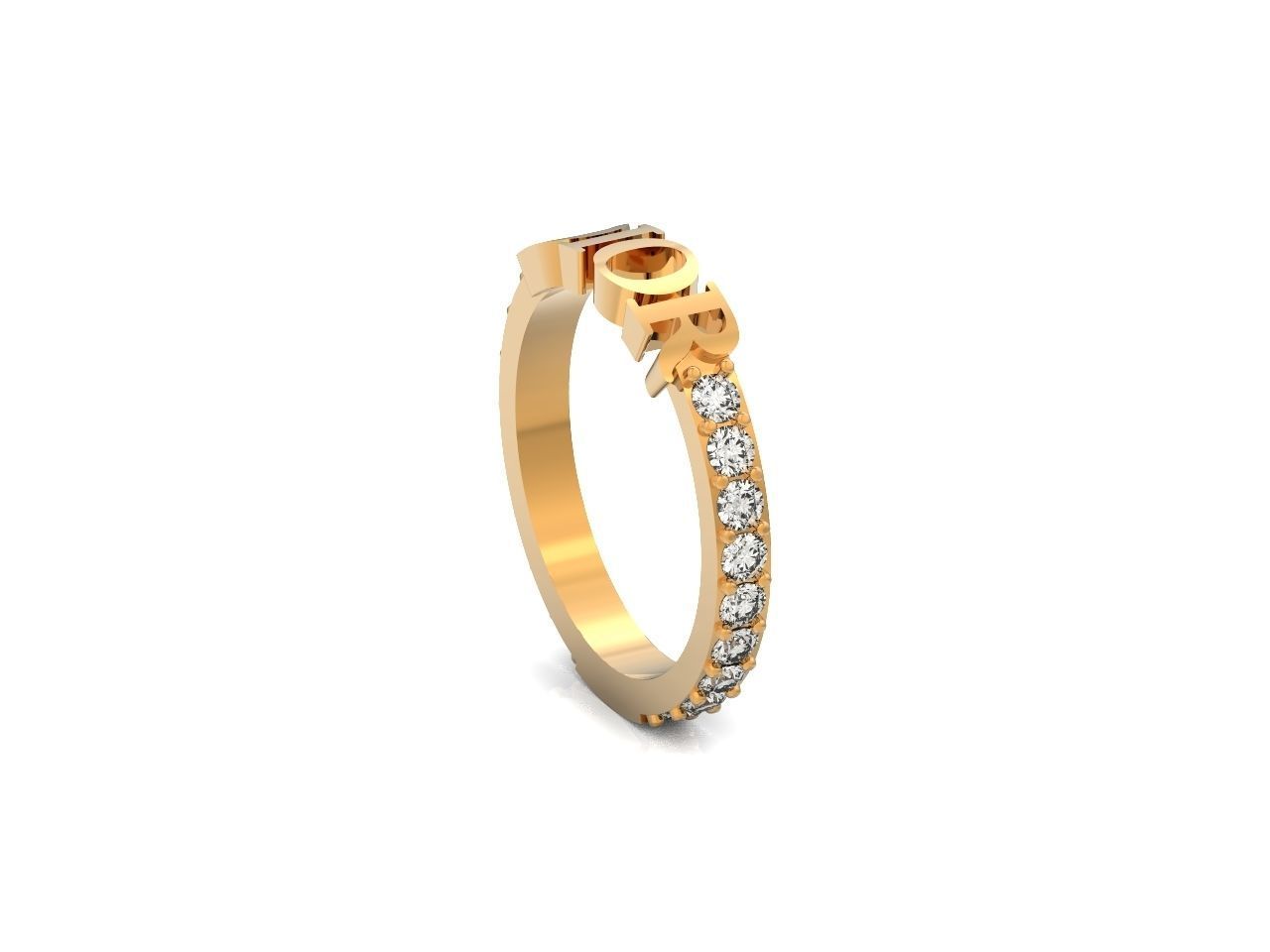 Dior ring fashion 2777 3D print model_23