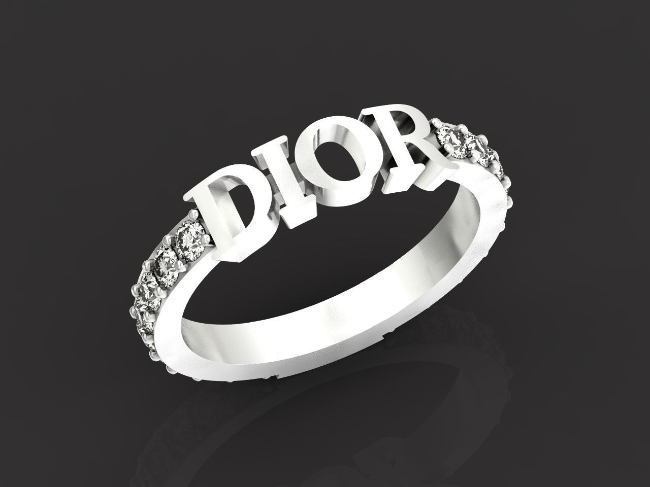 Dior ring fashion 2777 3D print model_36