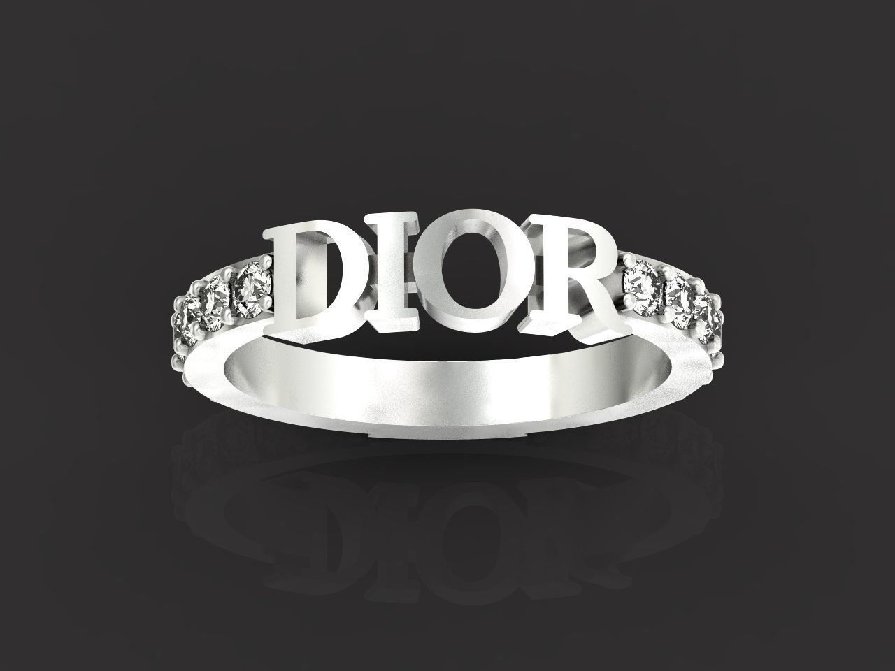 Dior ring fashion 2777 3D print model_32