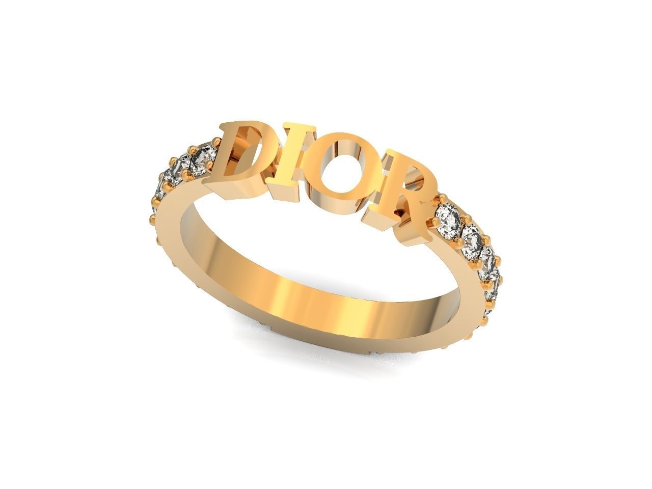 Dior ring fashion 2777 3D print model_19