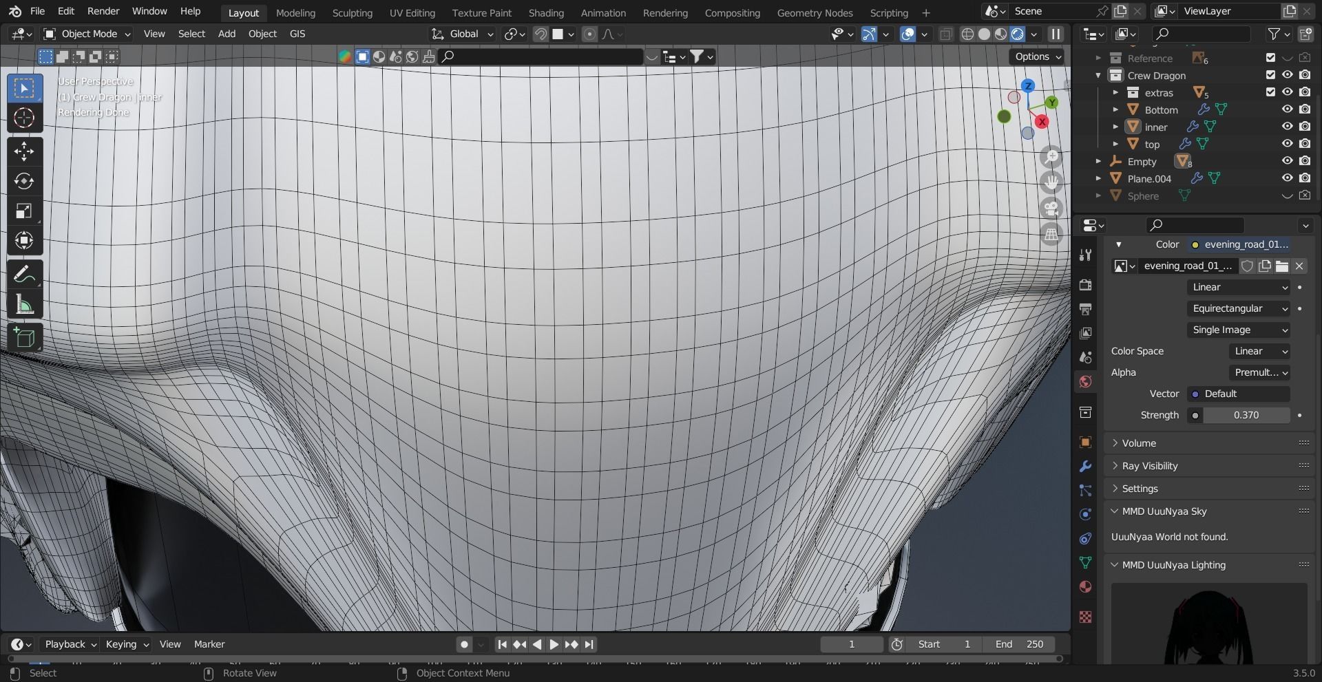 SpaceX Crew Dragon Low-poly 3D model_14