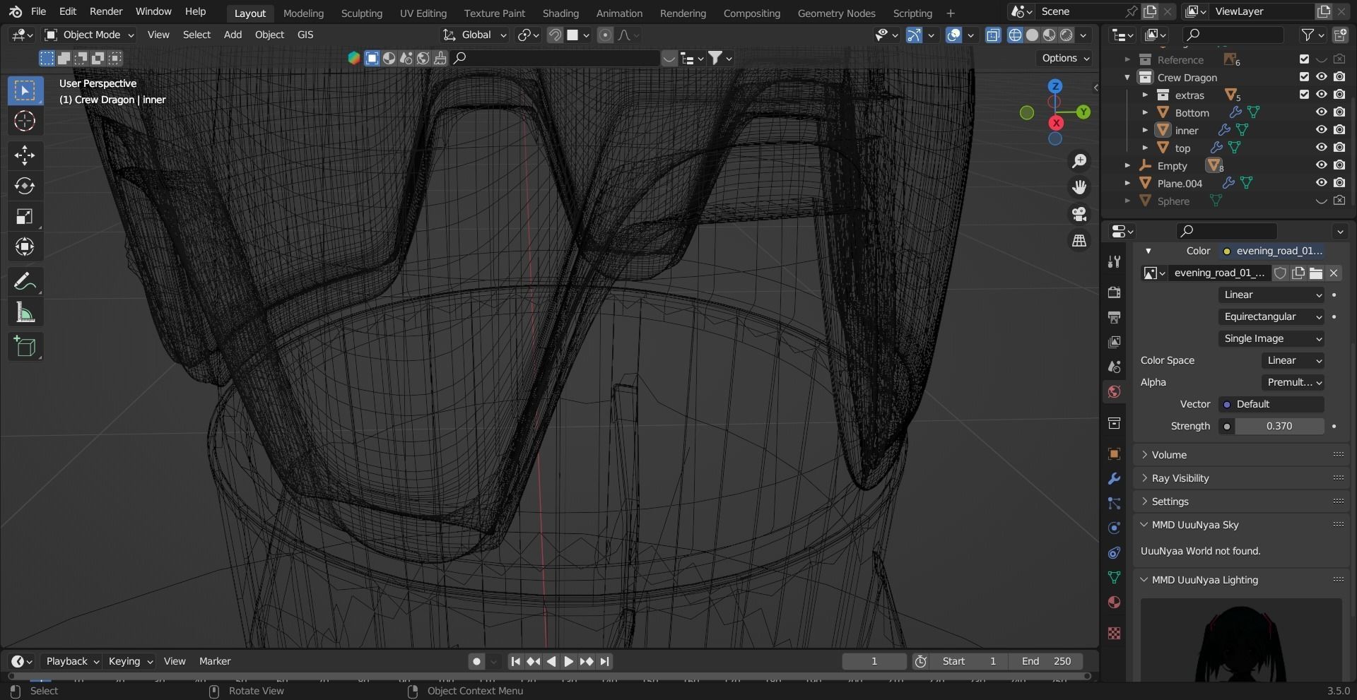 SpaceX Crew Dragon Low-poly 3D model_17