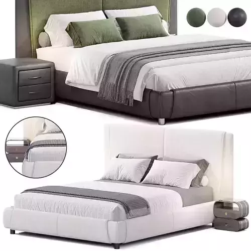 Kailua bed by Ditre Italia 3D model