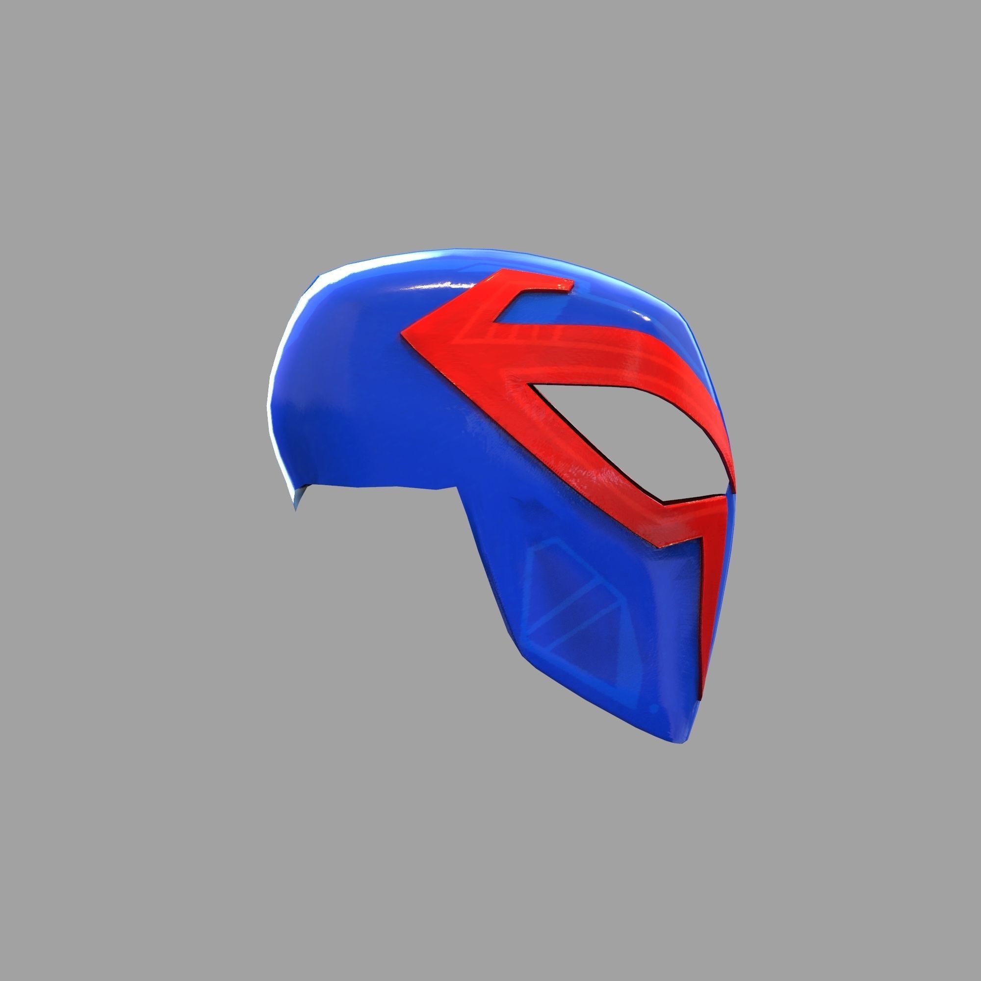 Spider Man 2099 Future Full Wearable Helmet 3D print model_20