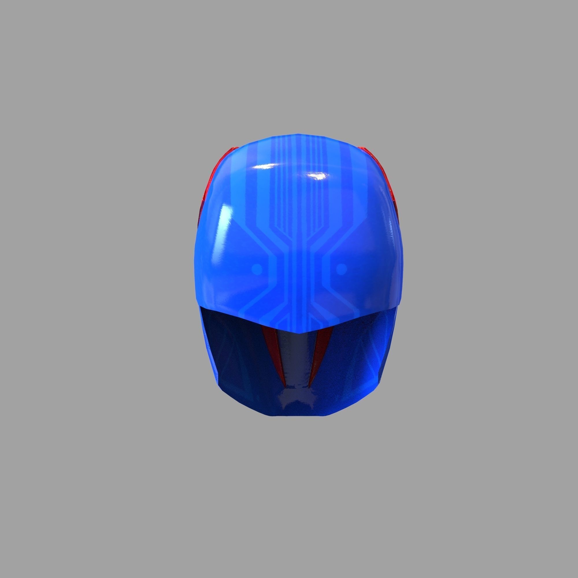 Spider Man 2099 Future Full Wearable Helmet 3D print model_63