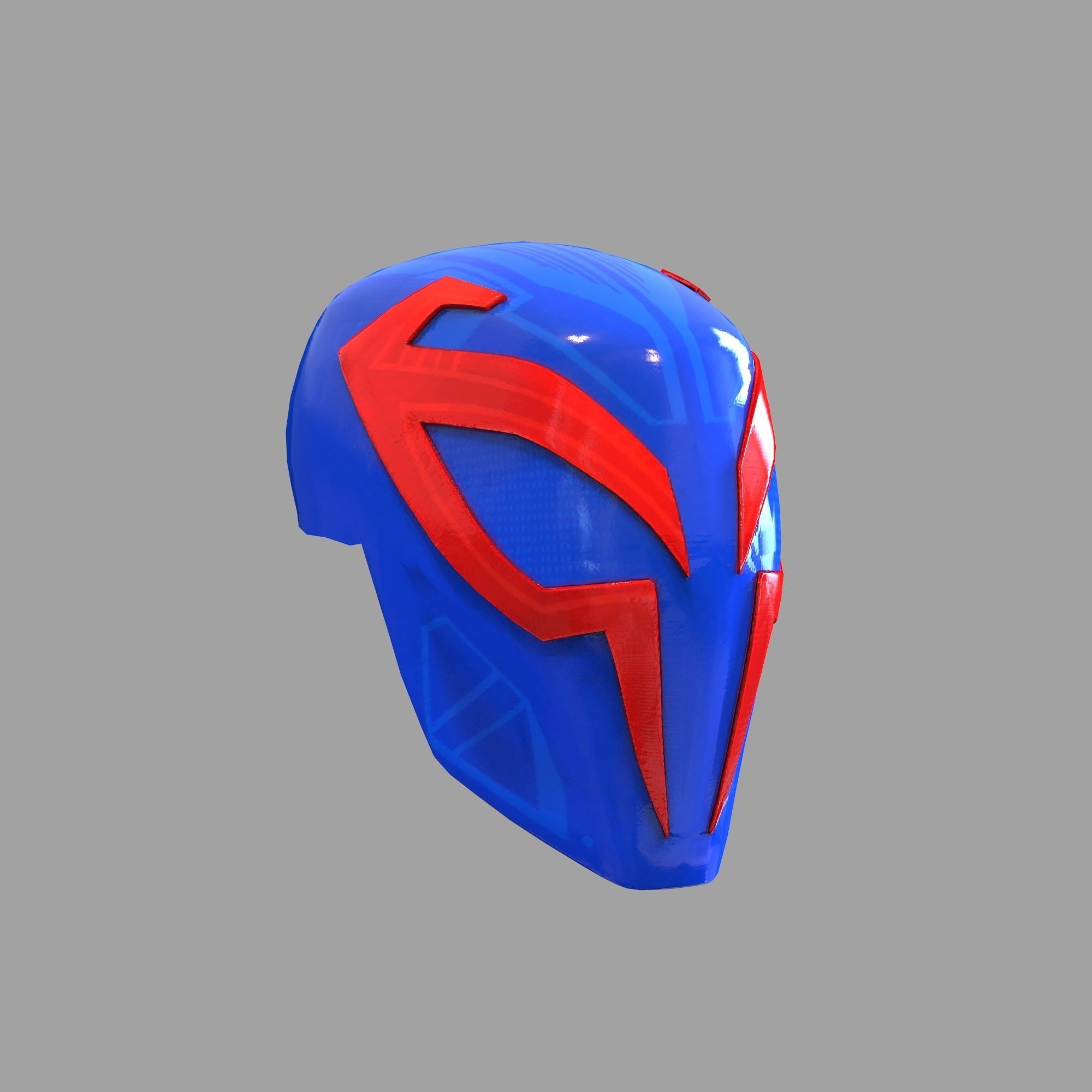 Spider Man 2099 Future Full Wearable Helmet 3D print model_70